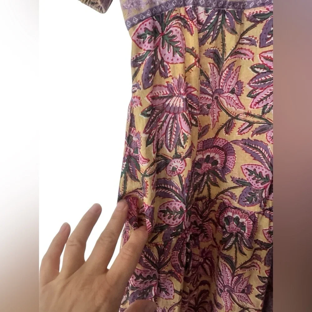 Lola Australia Pacific Boho Belted Midi Dress Size L - Picture 5 of 15